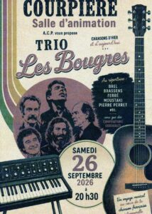 Concert-récital "des Bougres" @ (63) COURPIERE, salle d'animation