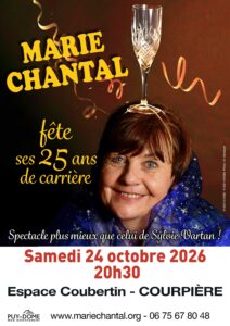 soirée du rire avec MARIE CHANTAL @ (63) COURPIERE espace Coubertin